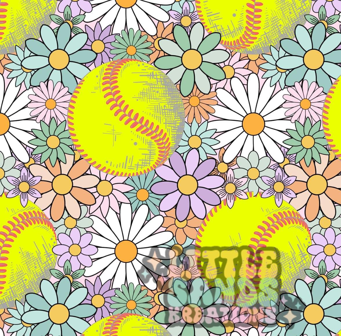 Floral softball