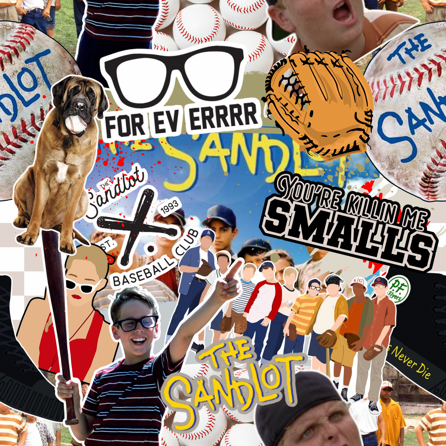 Sandlot collage