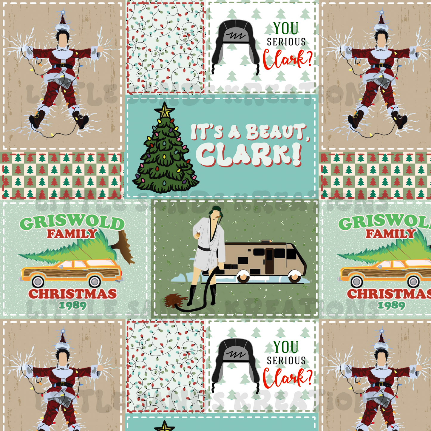 Christmas Vacation patchwork