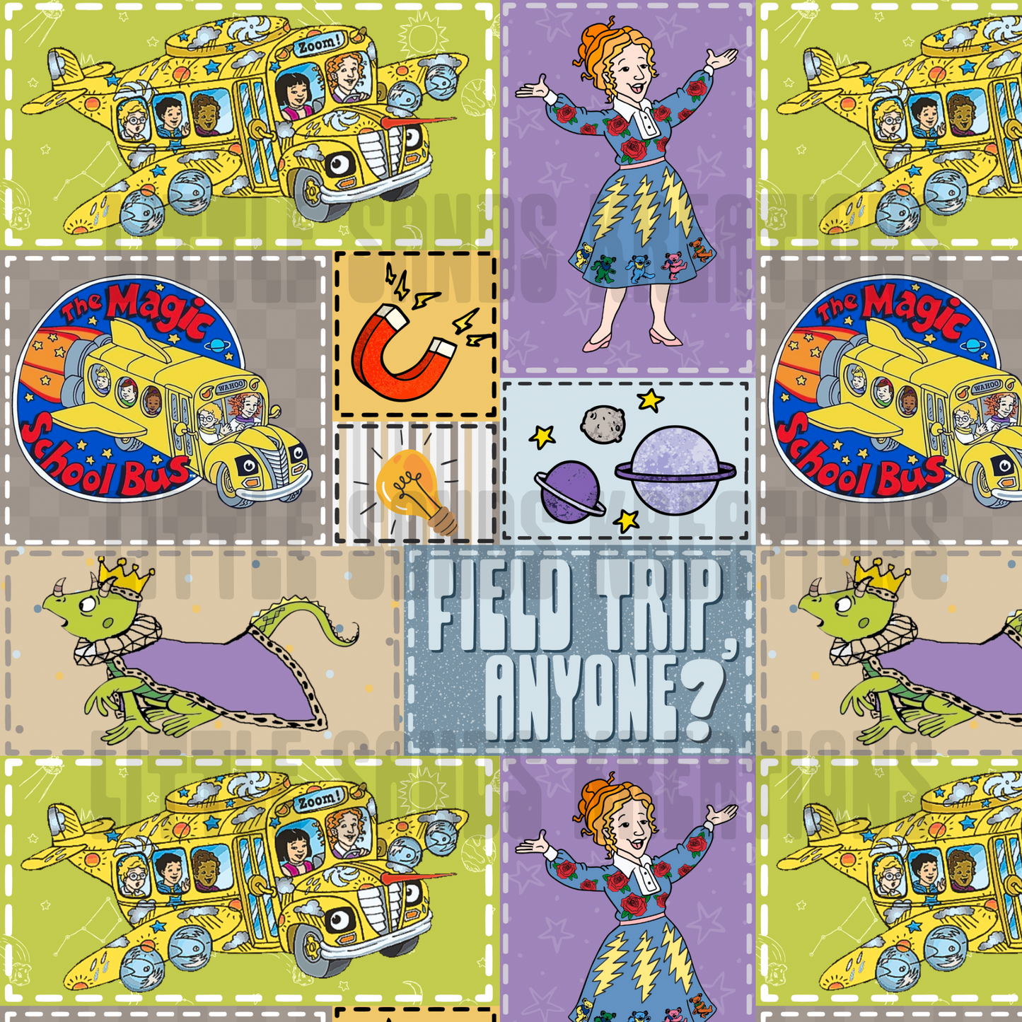 Magic bus patchwork