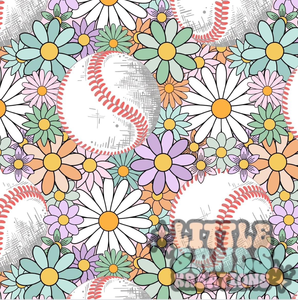 Floral baseball