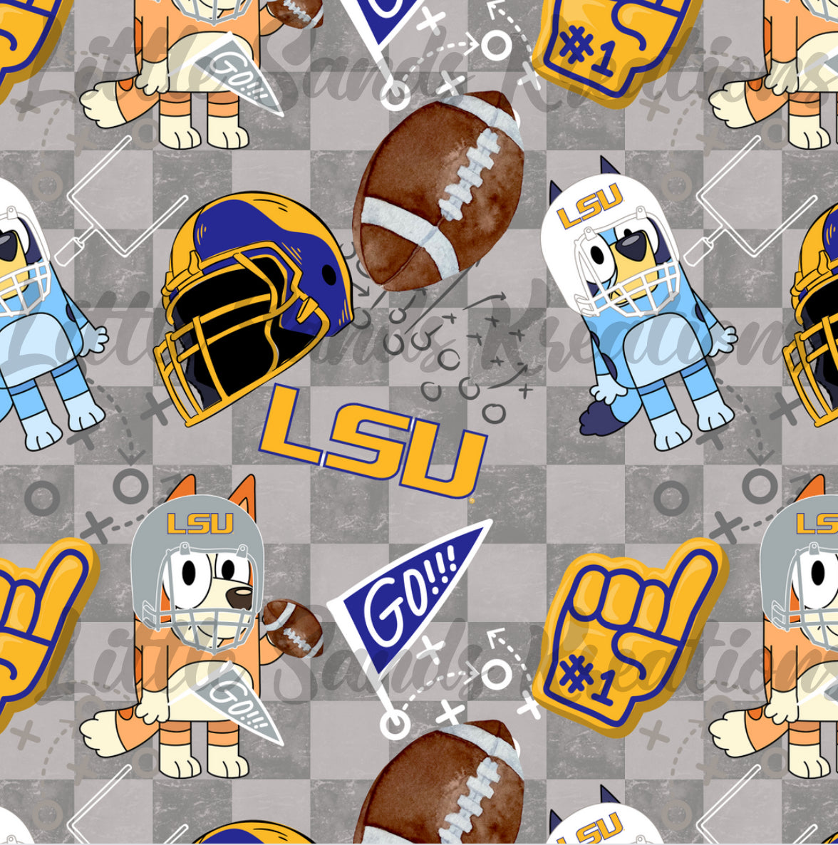 Blue dog geaux team