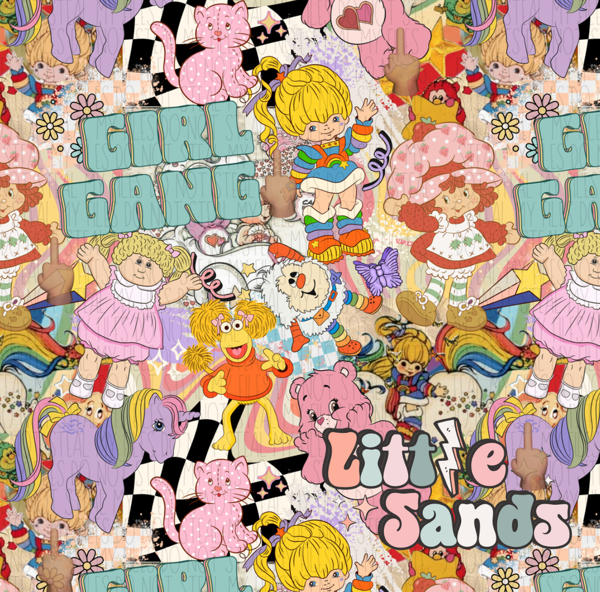 Girl gang collage