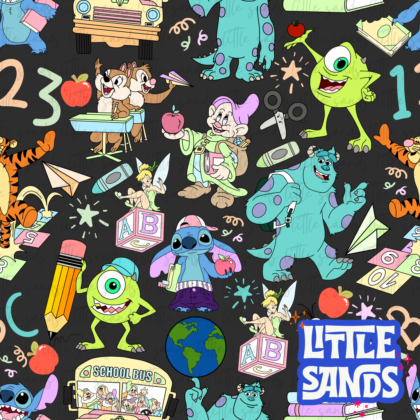 Back to school characters