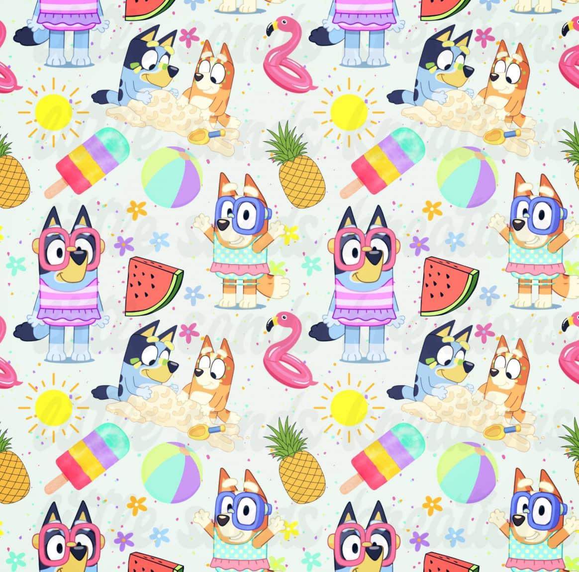 Blue dog summer