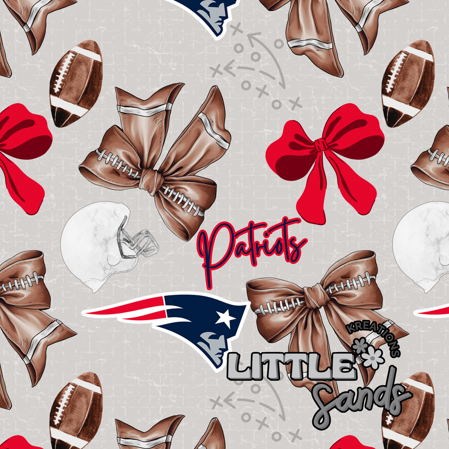 Football coquette-pats