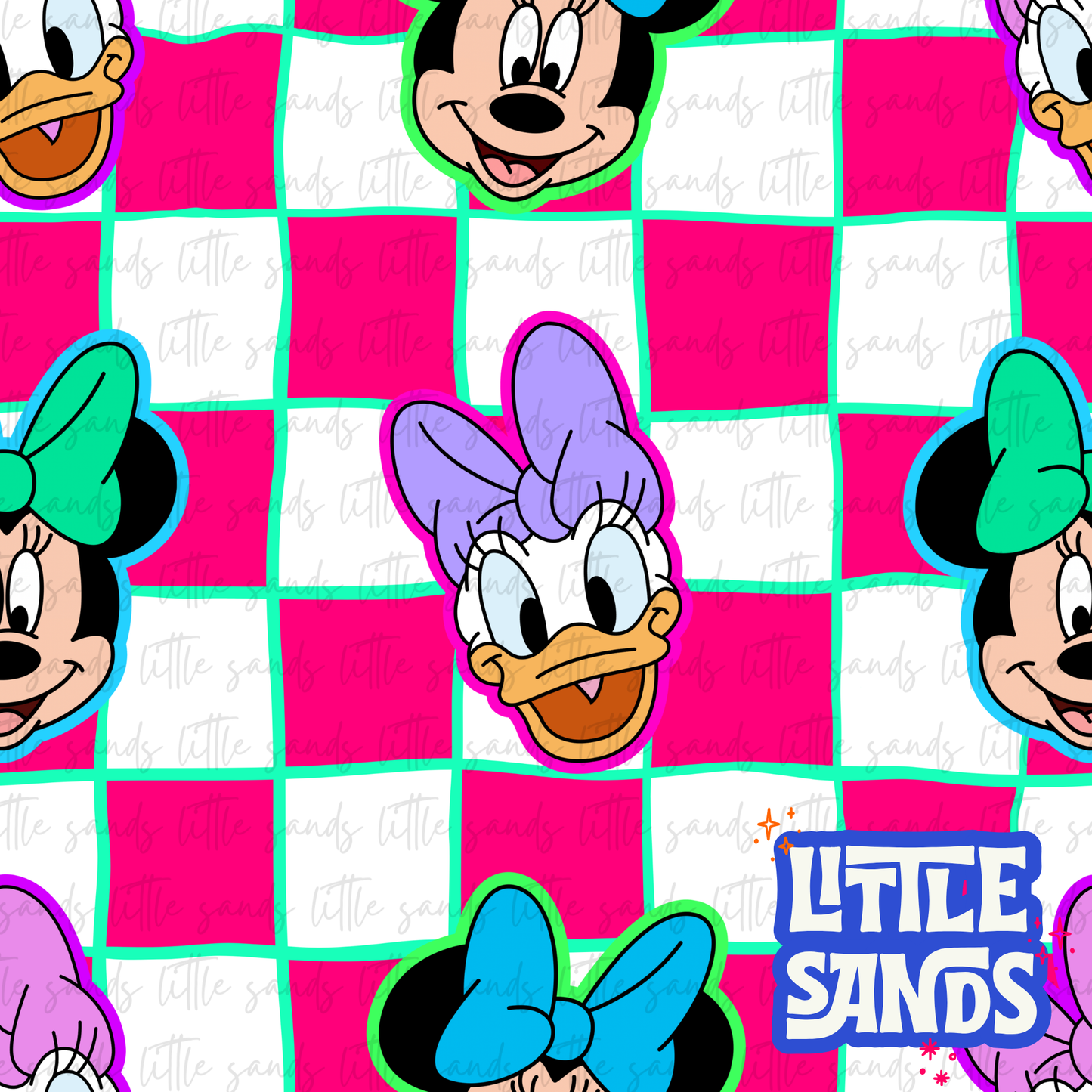 Mouse checks-pink