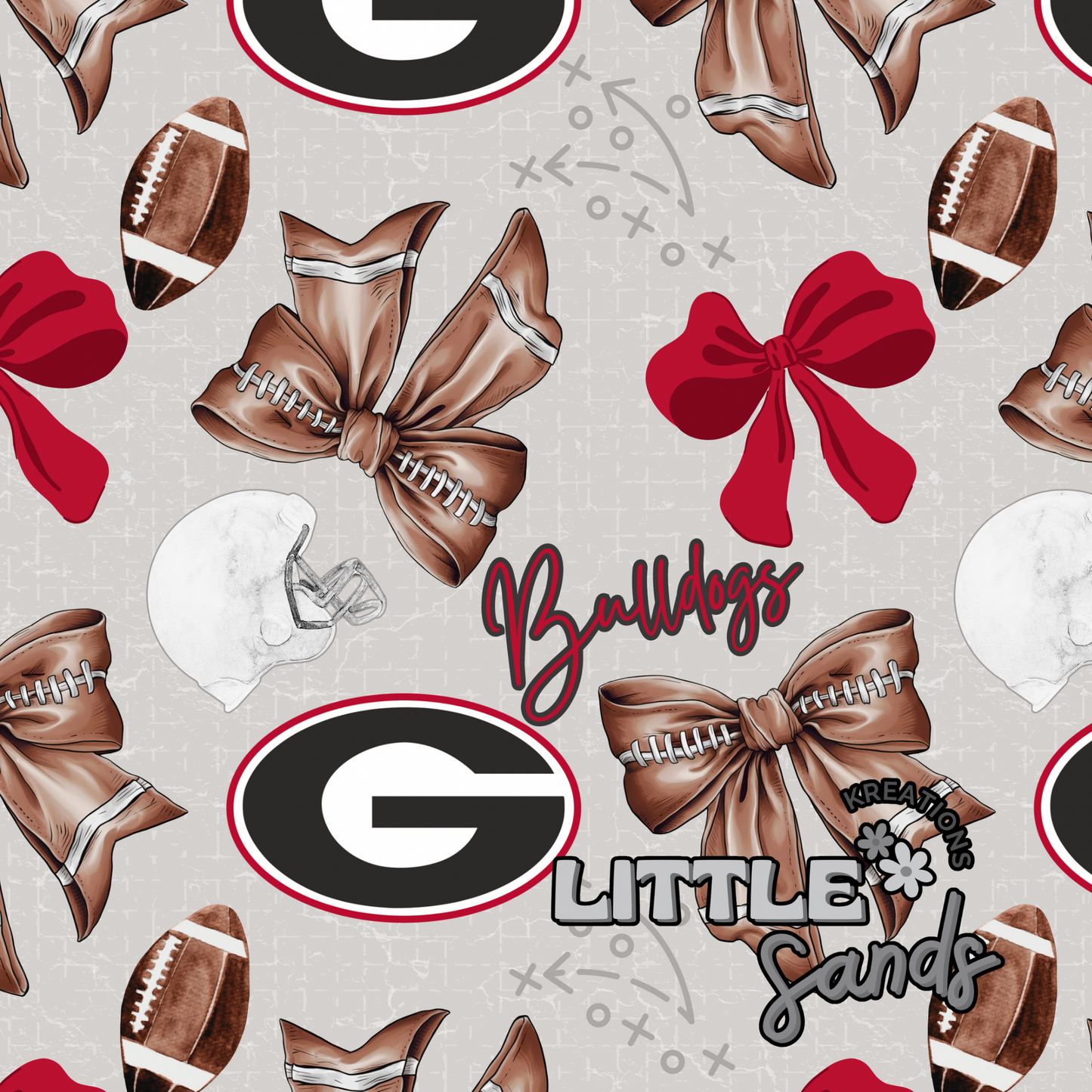 Football coquette-dawgs