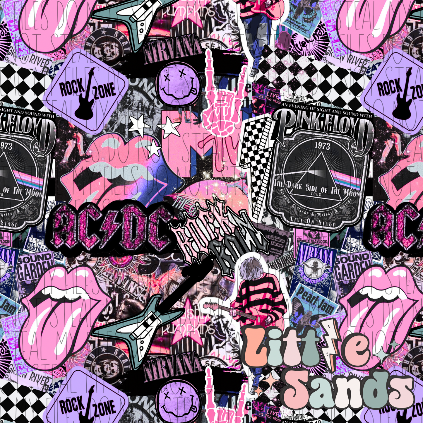 Rock band-pink