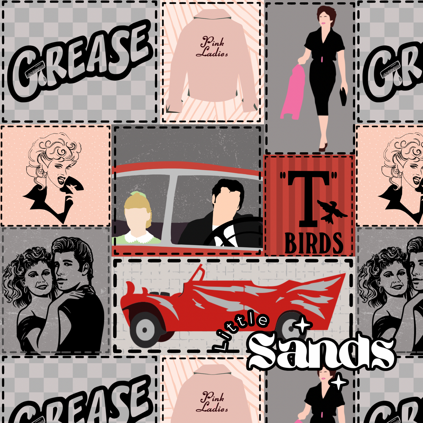 Grease patchwork