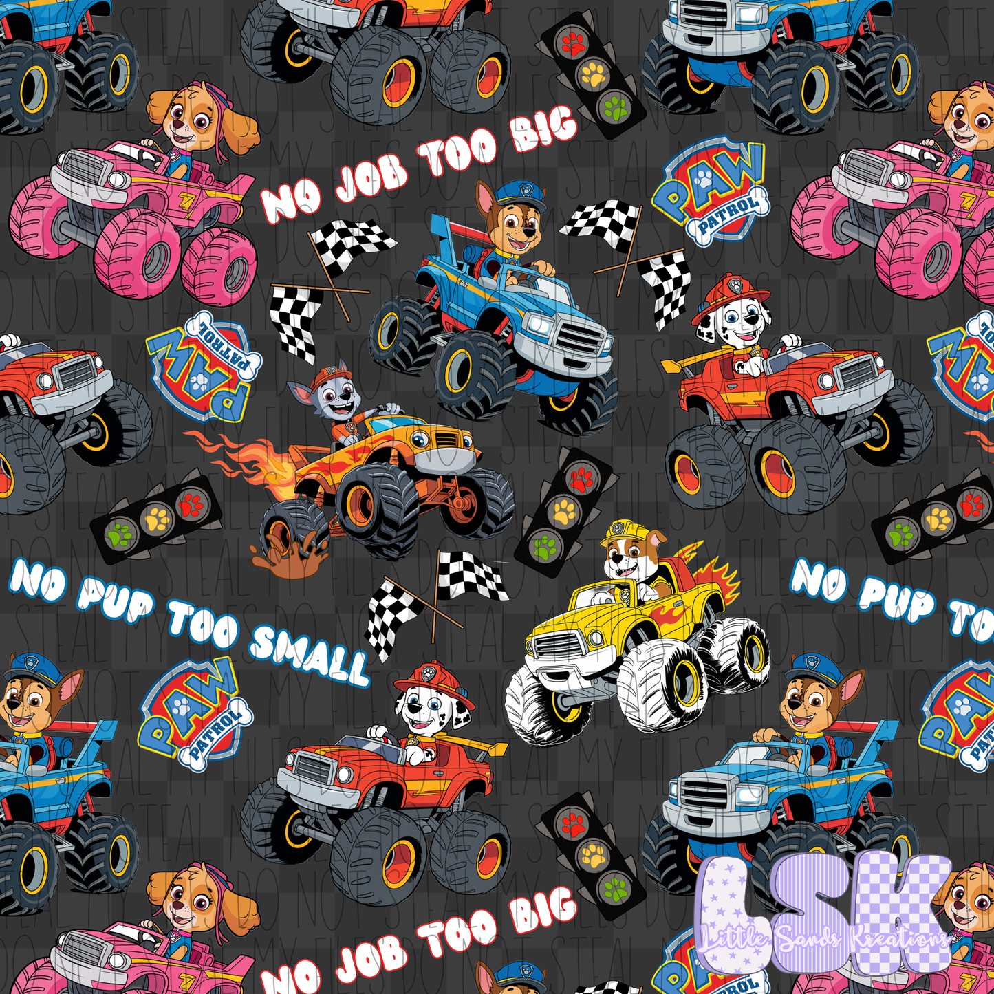 Patrol trucks -black