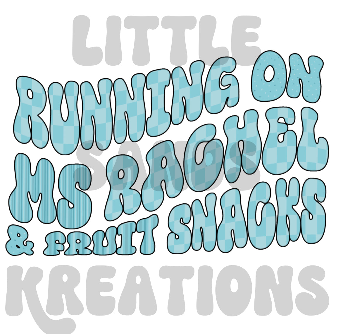 Running on Ms Rachel and fruit snacks PNG