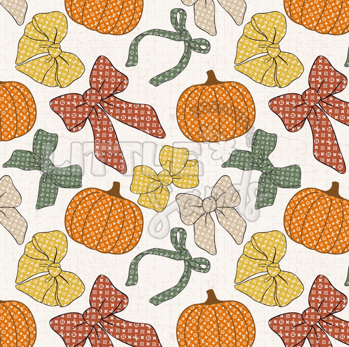 Fall bows-cream