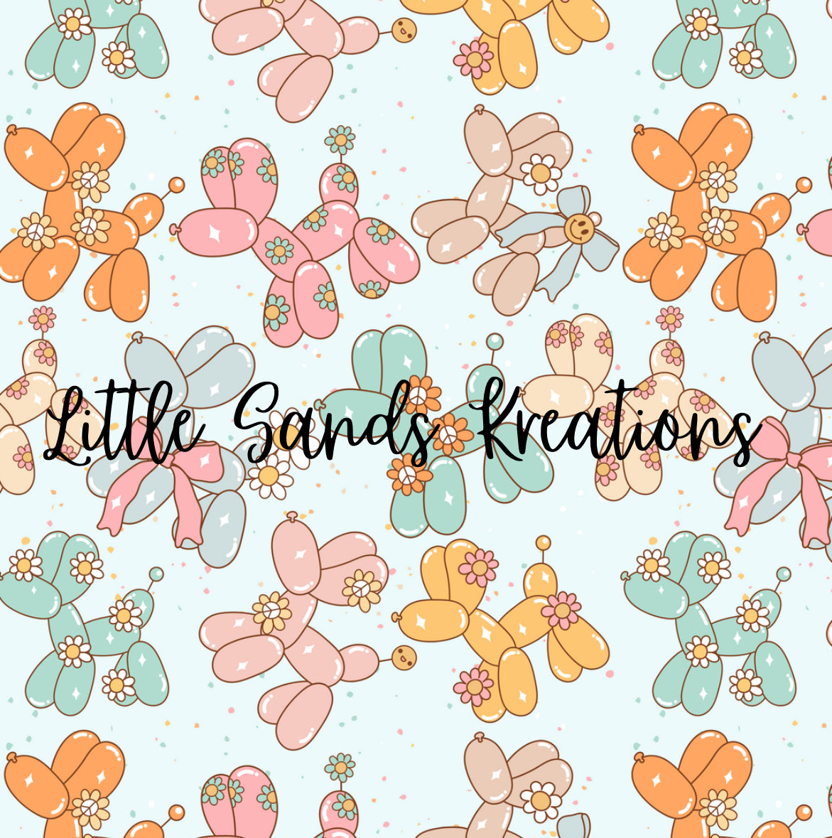 Retro animal balloons