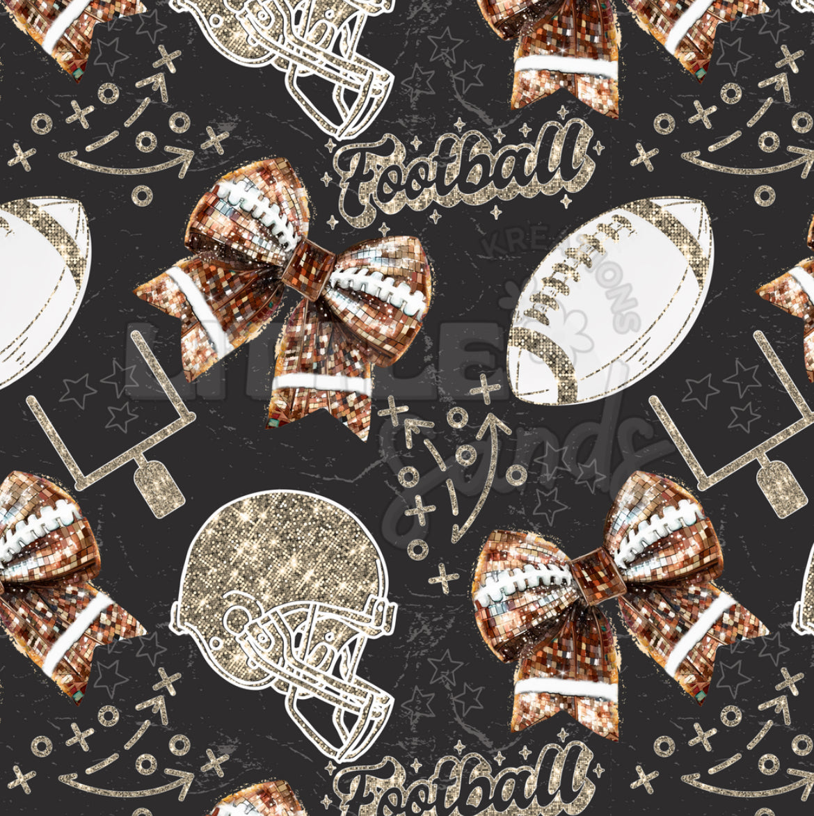 Glitter football