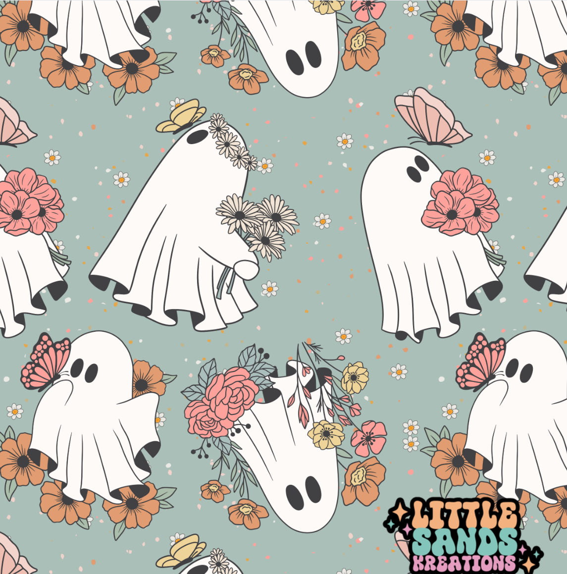 Spring ghosties-green
