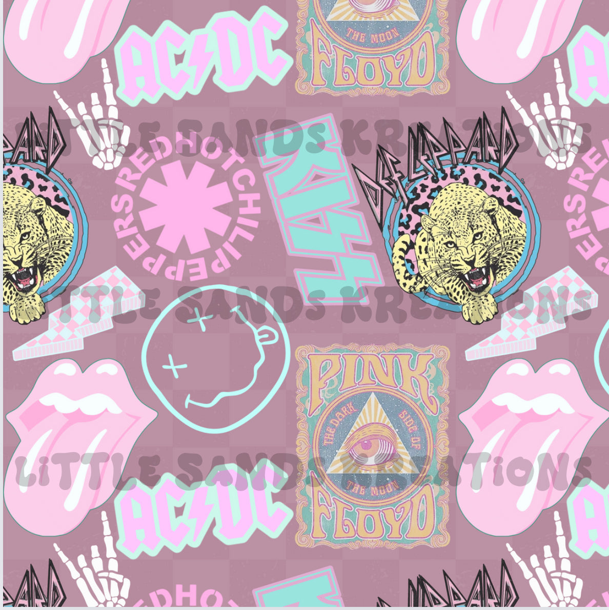 Pastel rock band