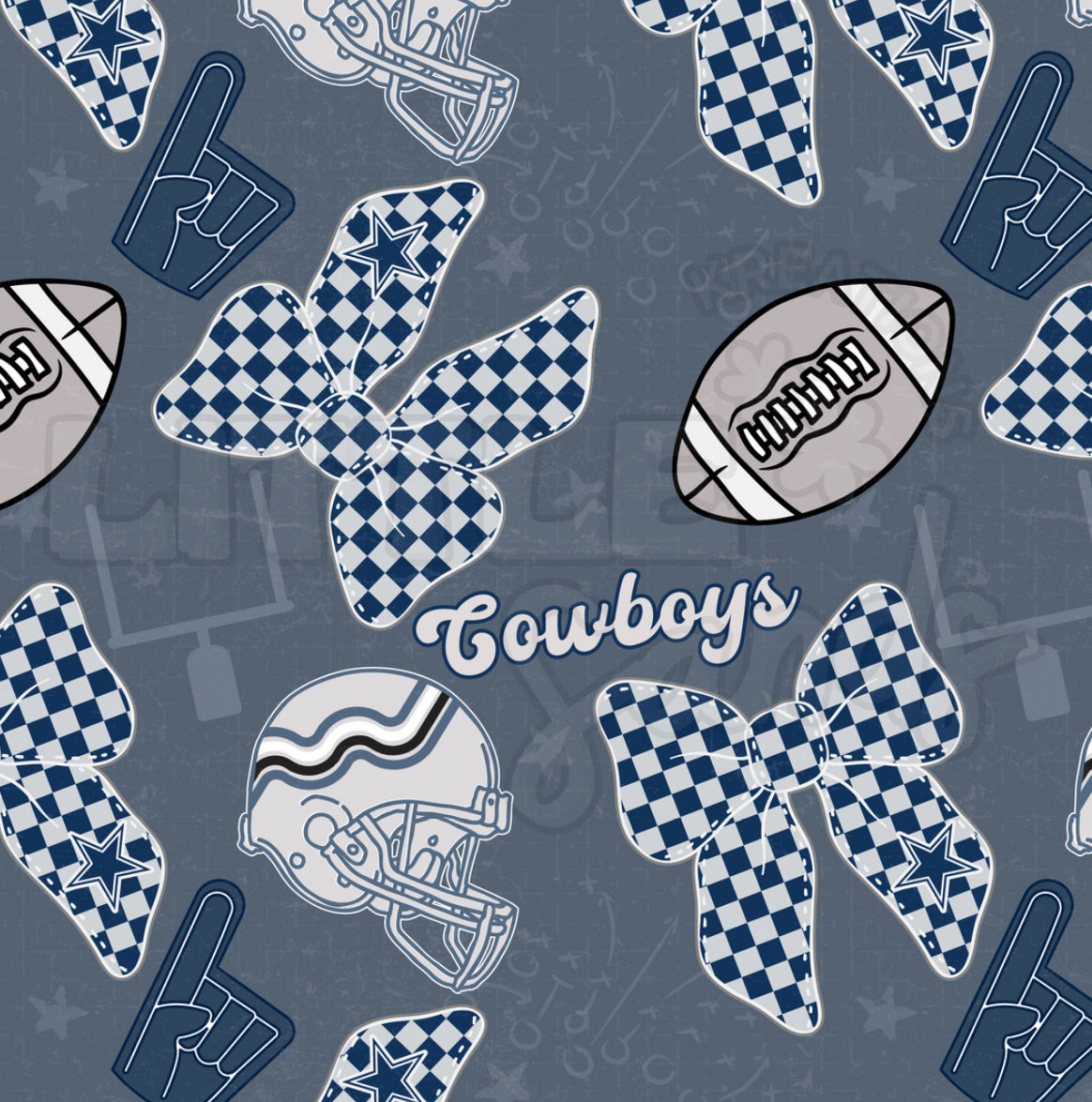 Cowboy checker bows
