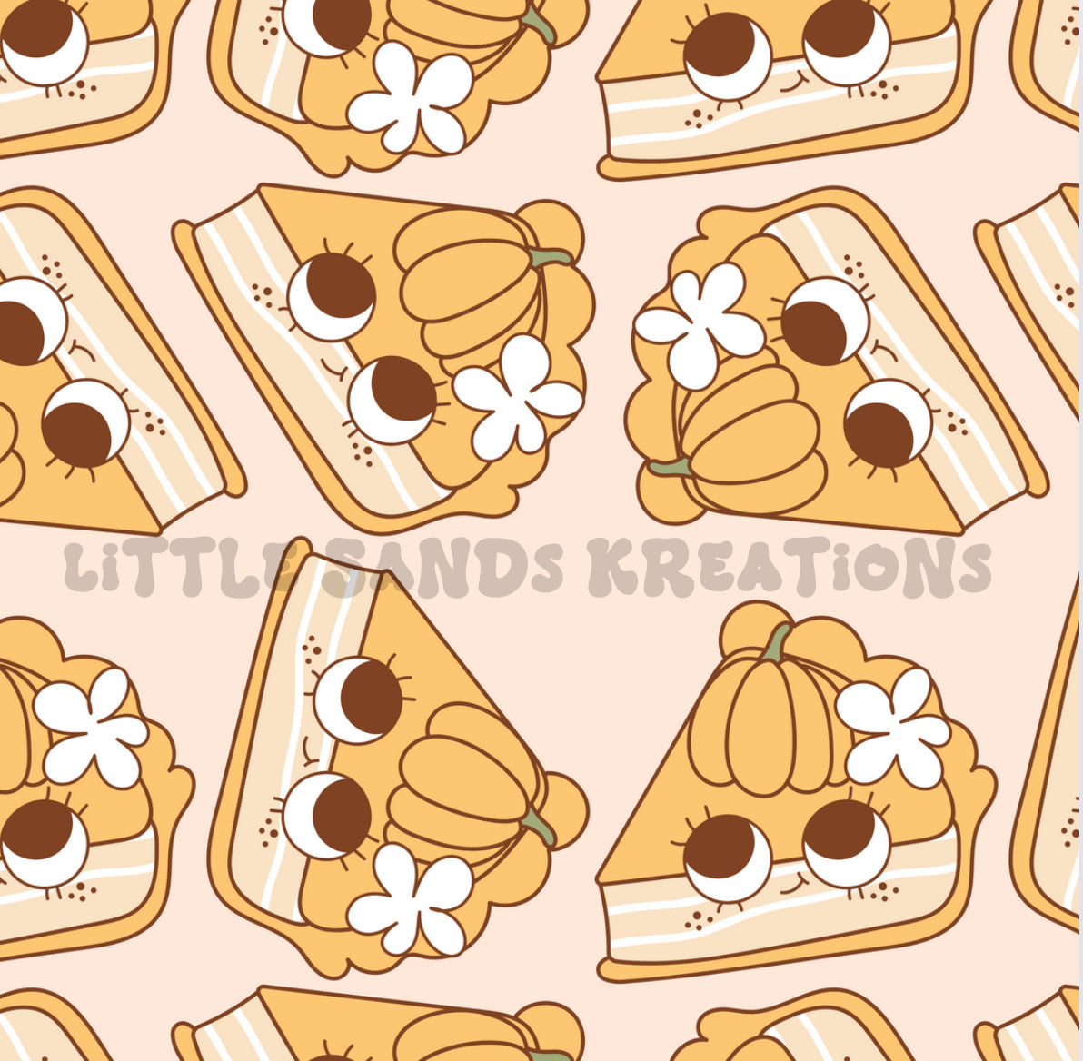 Retro pumpkin pie