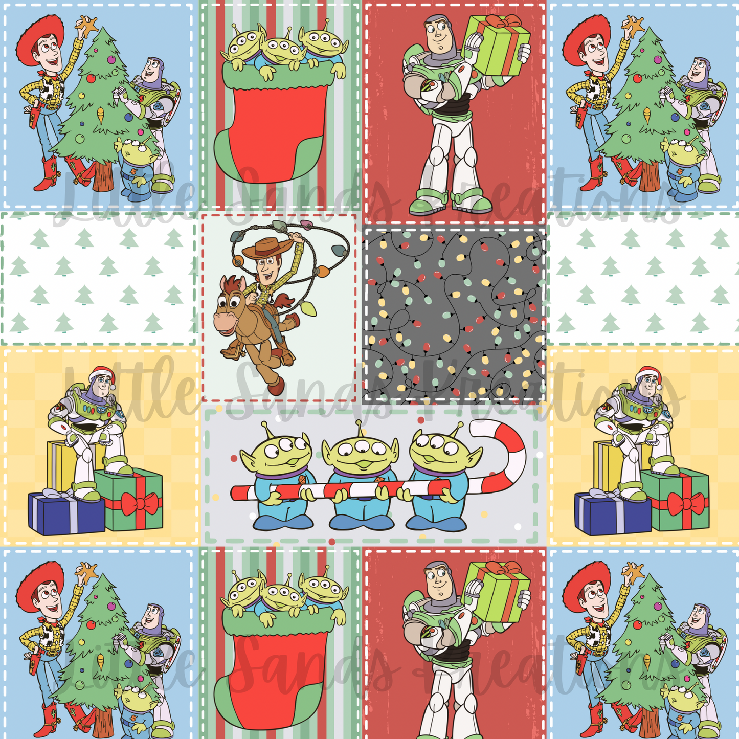 Toy Christmas patchwork