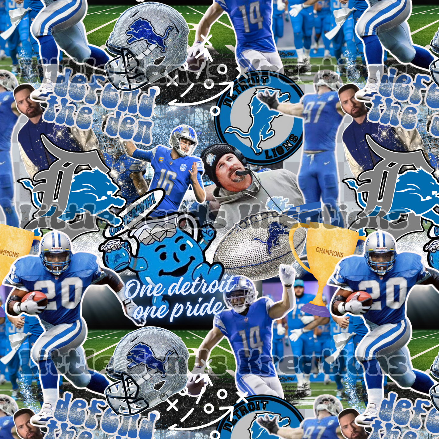 Lions collage
