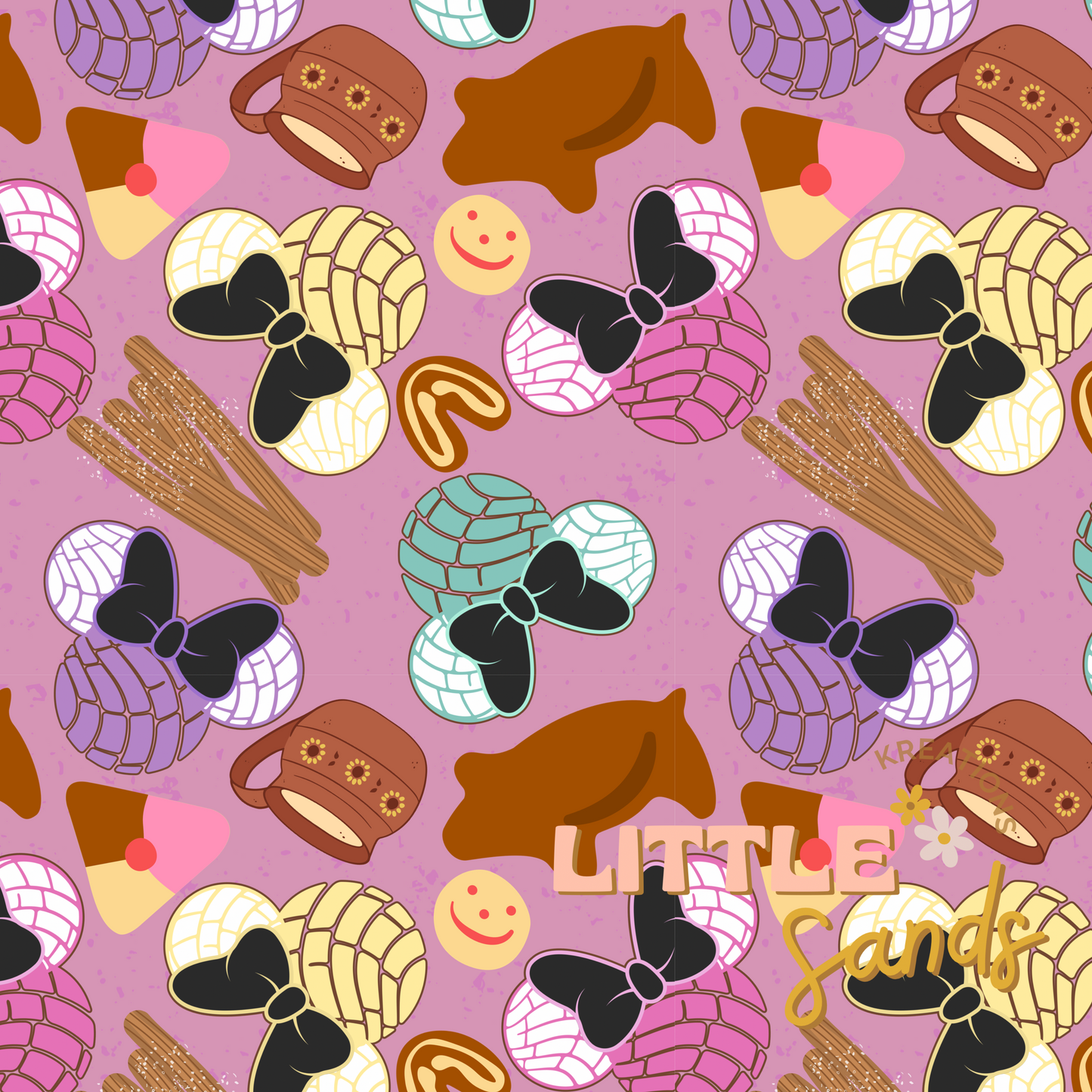 Pan dulce mouse/purple