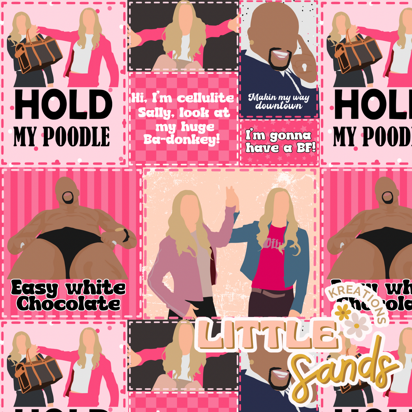 White chicks patchwork