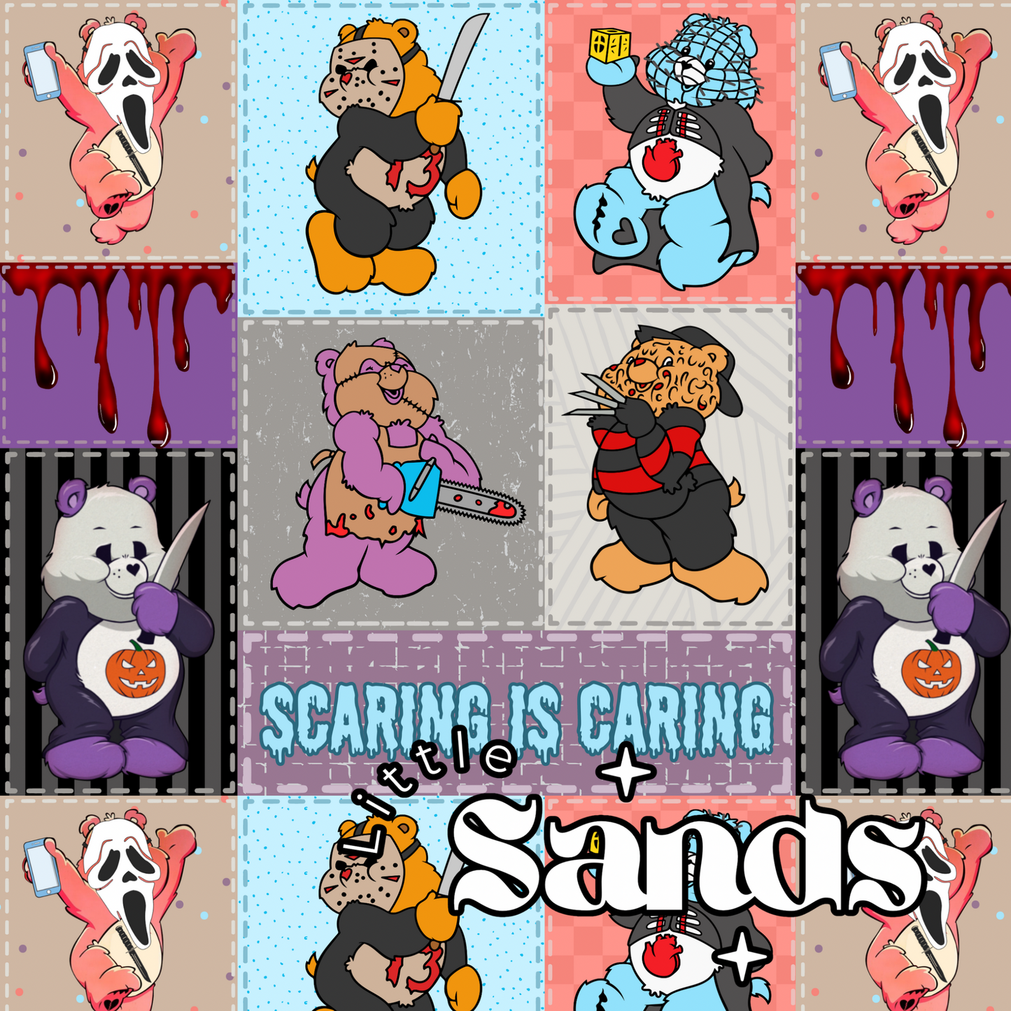 Scaring is caring patchwork