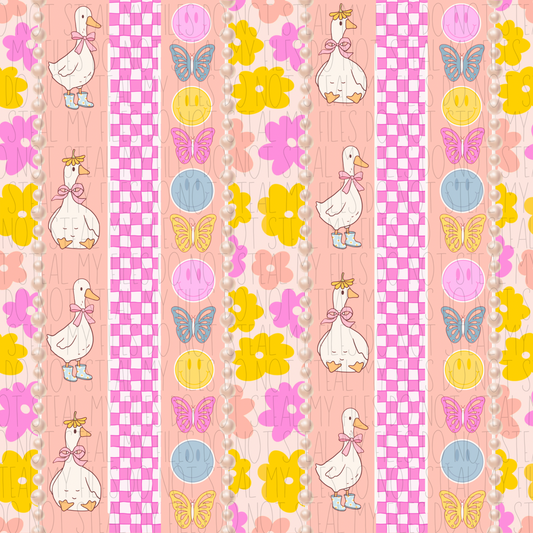 Floral goose