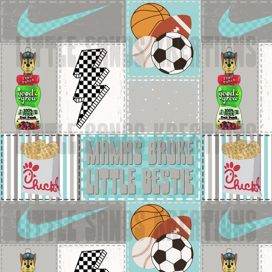 Mamas broke bestie-boys collage