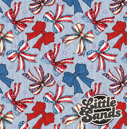 Red white & blue bows-site exclusive