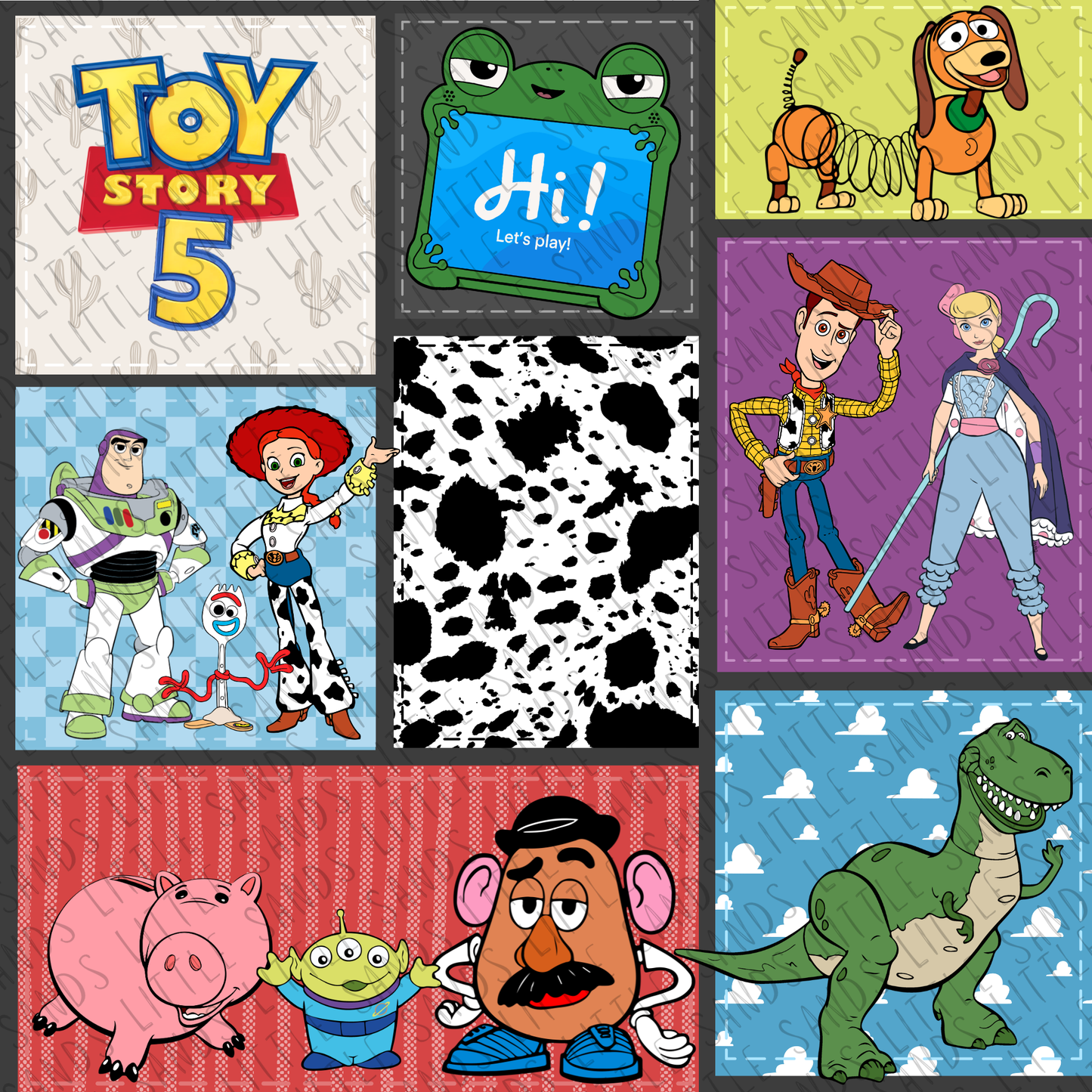 Story friends patchwork