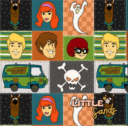 Mystery machine patchwork