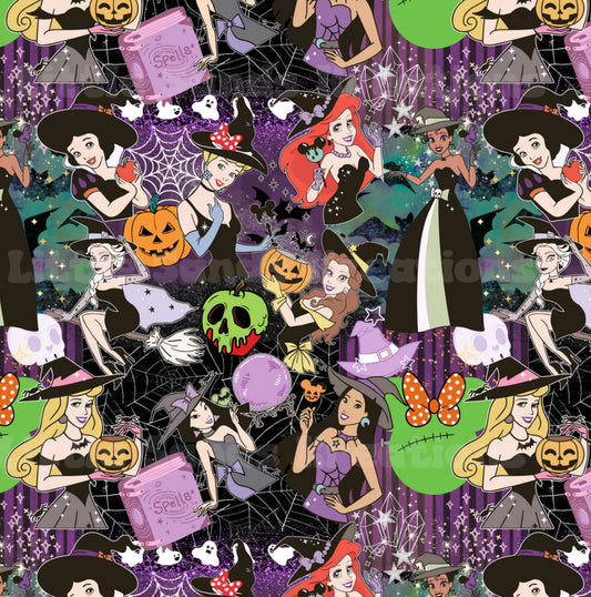 Spooky princess collage