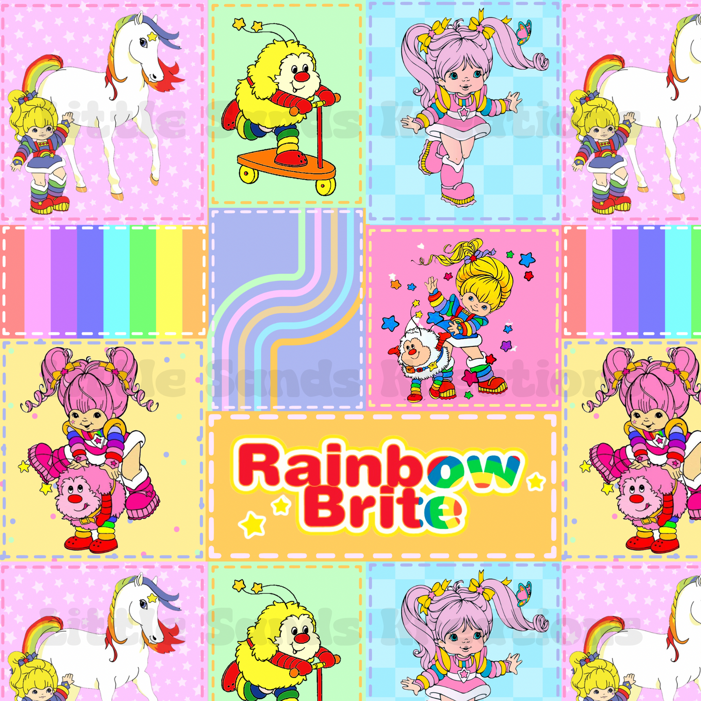 Rainbow patchwork