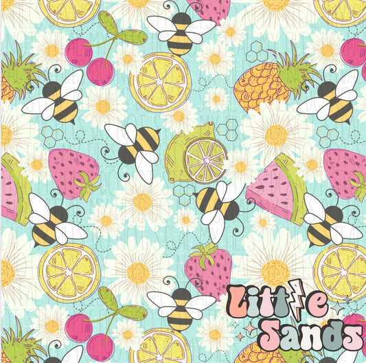 Spring floral bees
