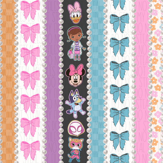 Girl gang bow stripes