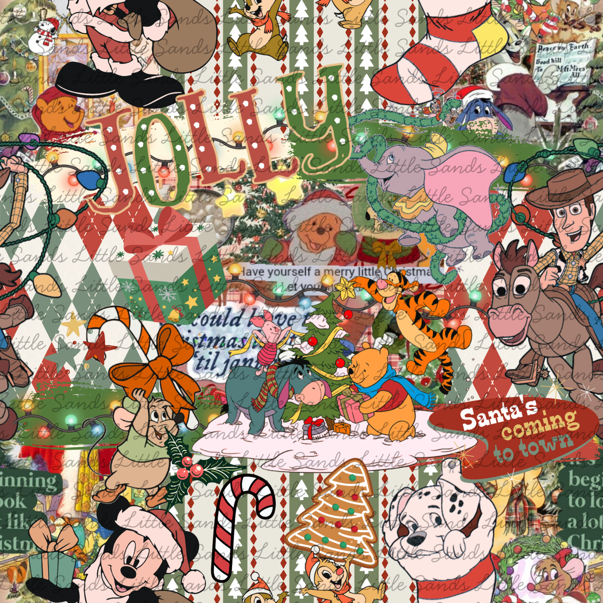 Story Christmas collage