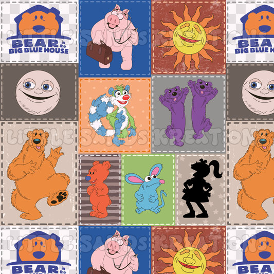 Big bear house patchwork