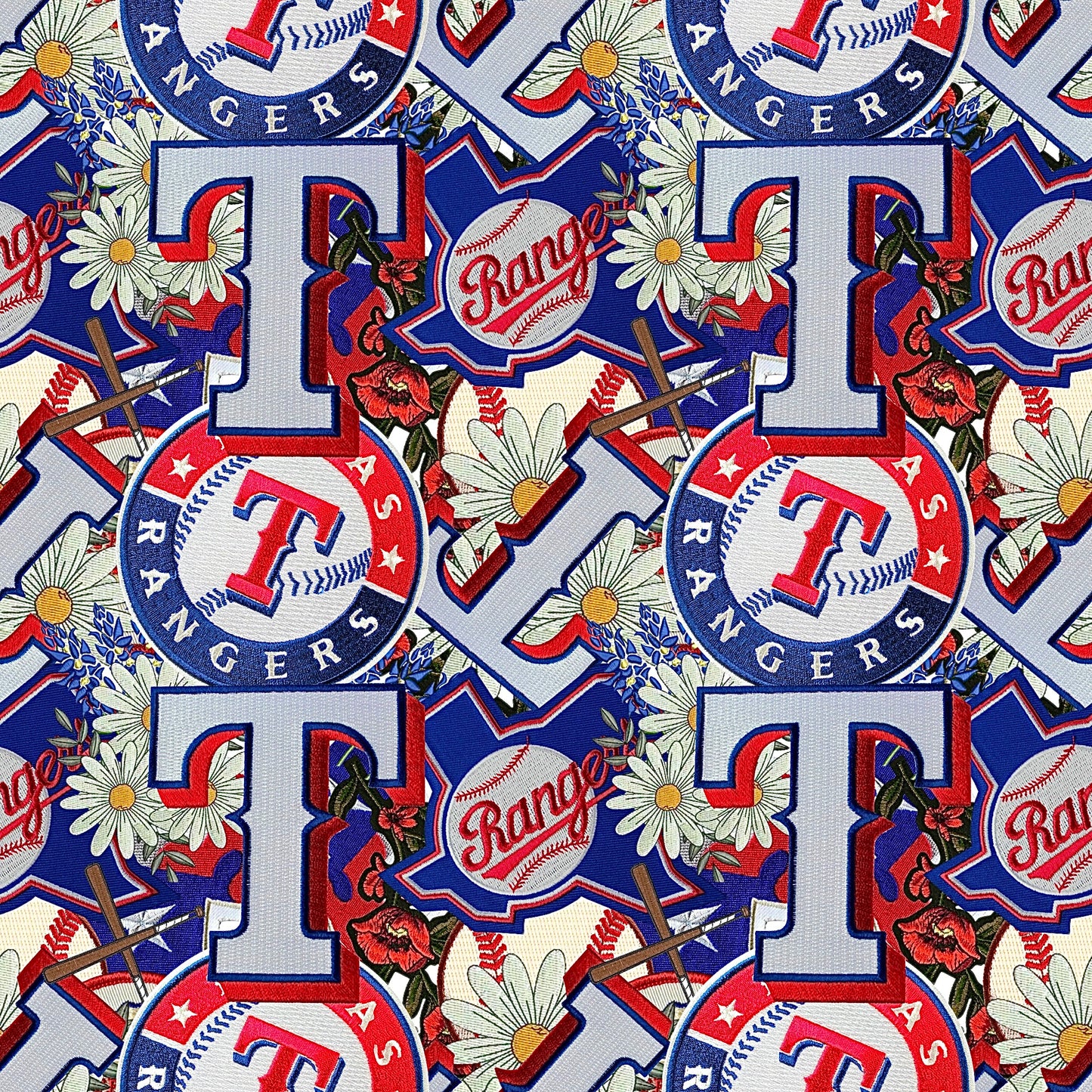 Texas floral patches
