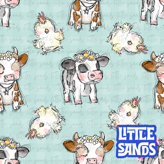 Farm animal sketch