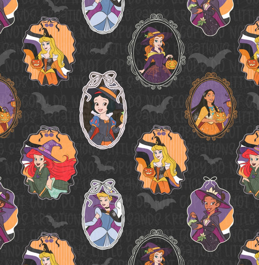 Spooky princess frames