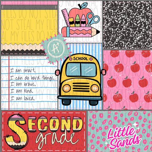 Second grade patchwork