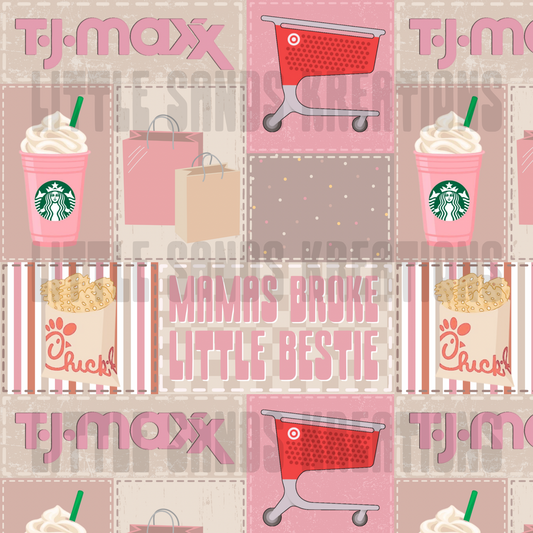 Mamas broke bestie patchwork