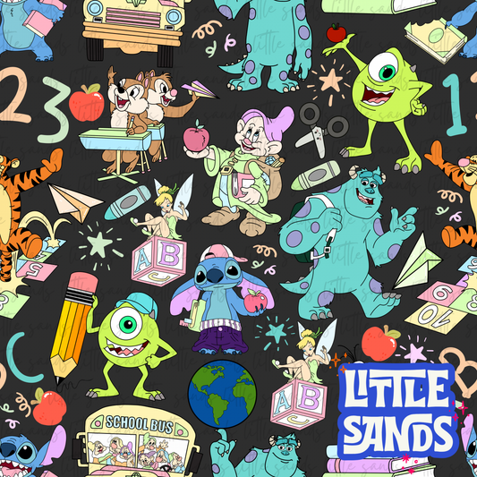 Back to school characters