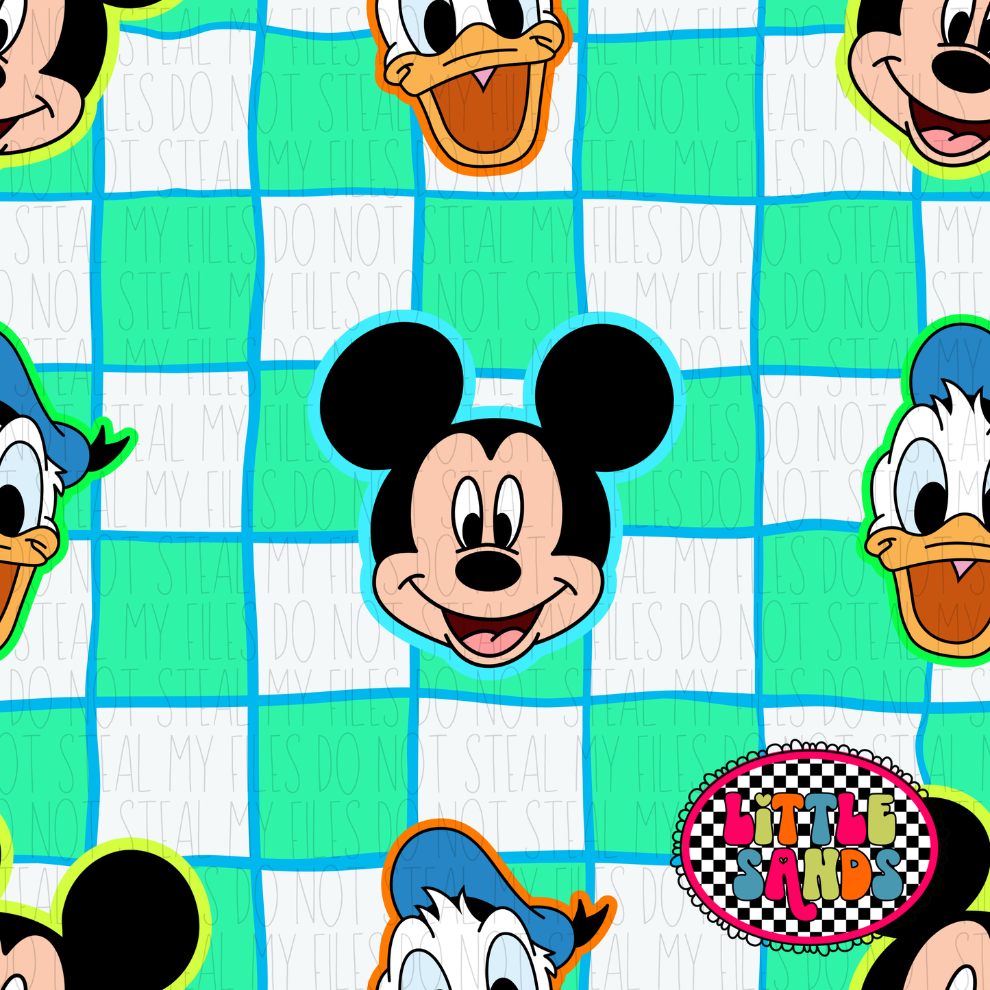 Mouse friends checkers/bundle