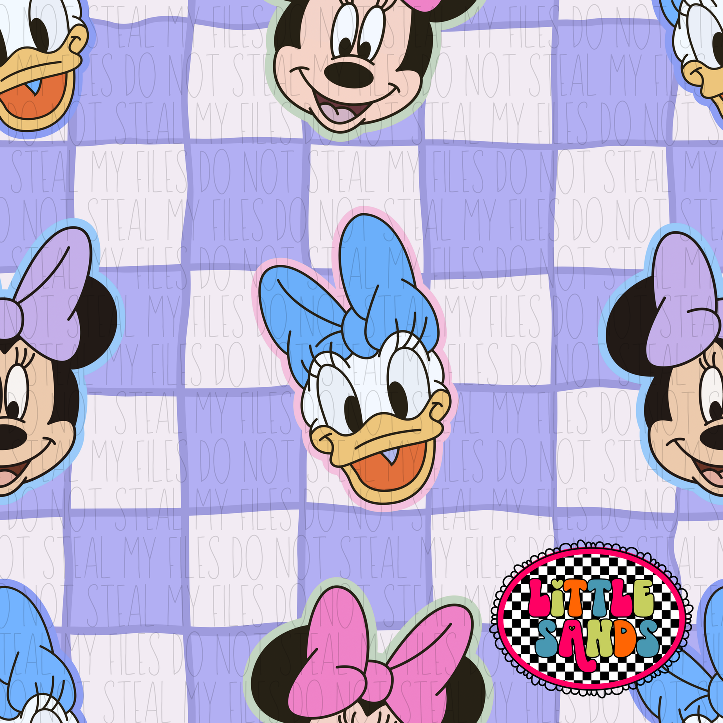 Mouse friends checkers/bundle