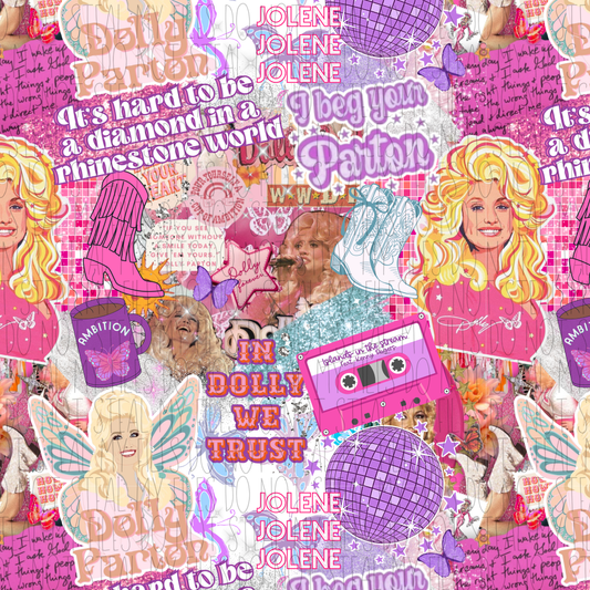 Honky Tonk Barbie collage