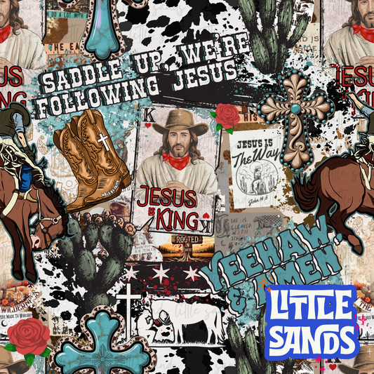 Jesus is King-blue