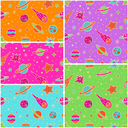 Neon space bundle of 5